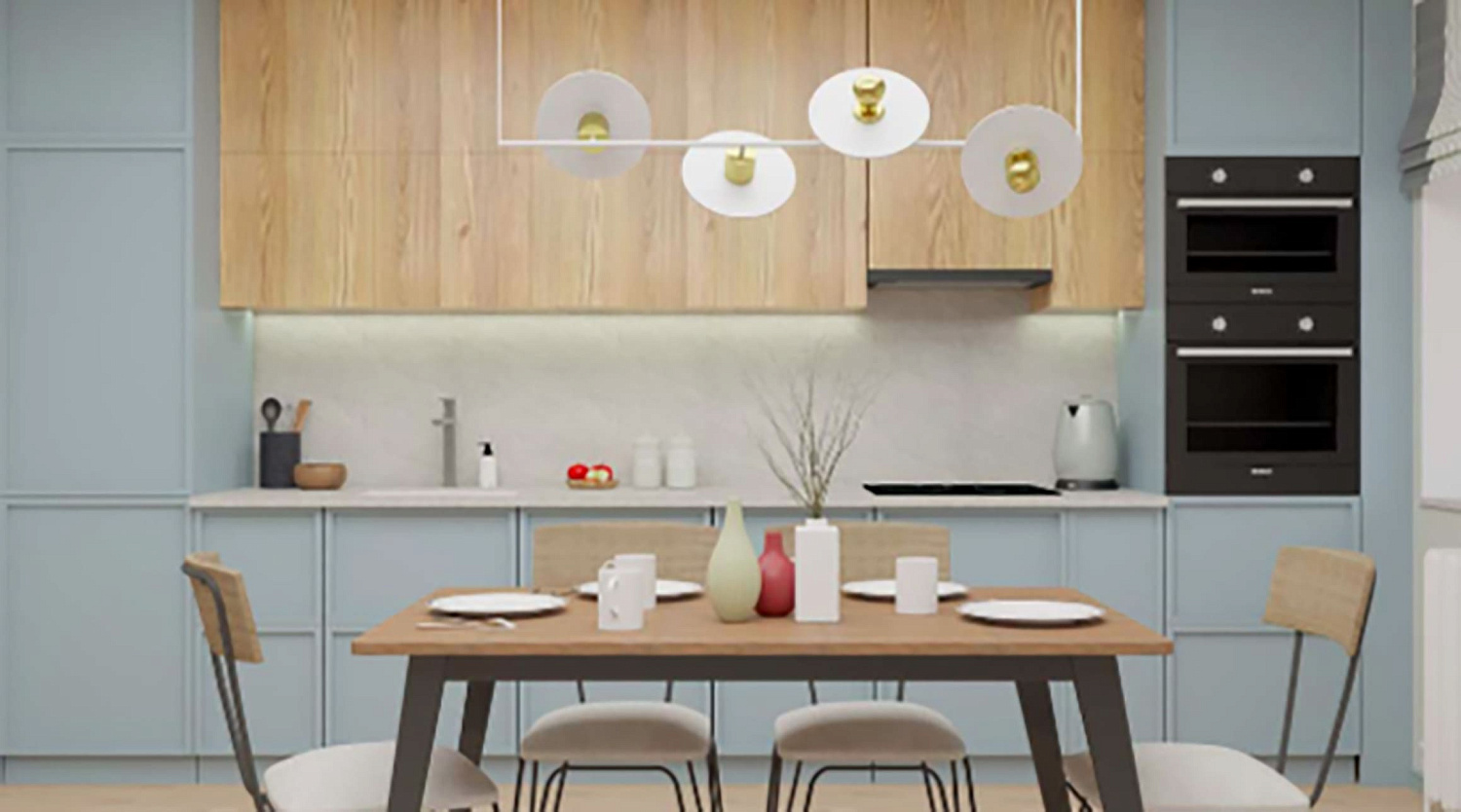 Типовой дизайн-проект однокомнатной квартиры ЖК на Троицкой (53 м2)